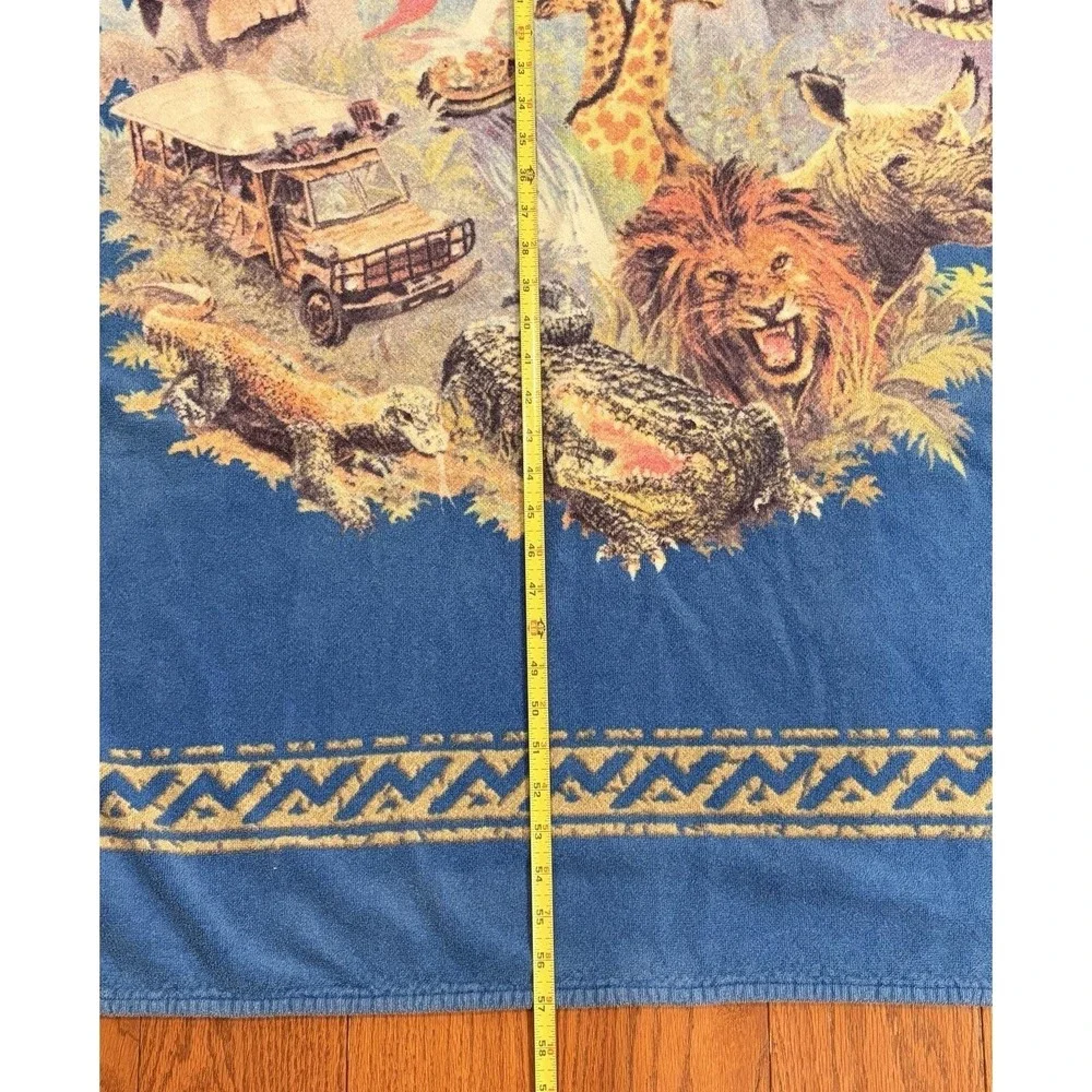 Vintage Disney Animal Kingdom Animals Beach Towel